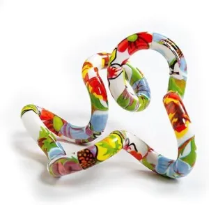 Tangle Jr Artist Collection (White/Blue/Green Floral)