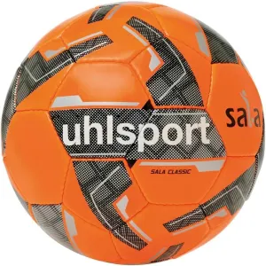 uhlsport Sala Classic Ball, Adults Unisex, Fluorescent Orange/Black/Silver (Multicoloured), 4