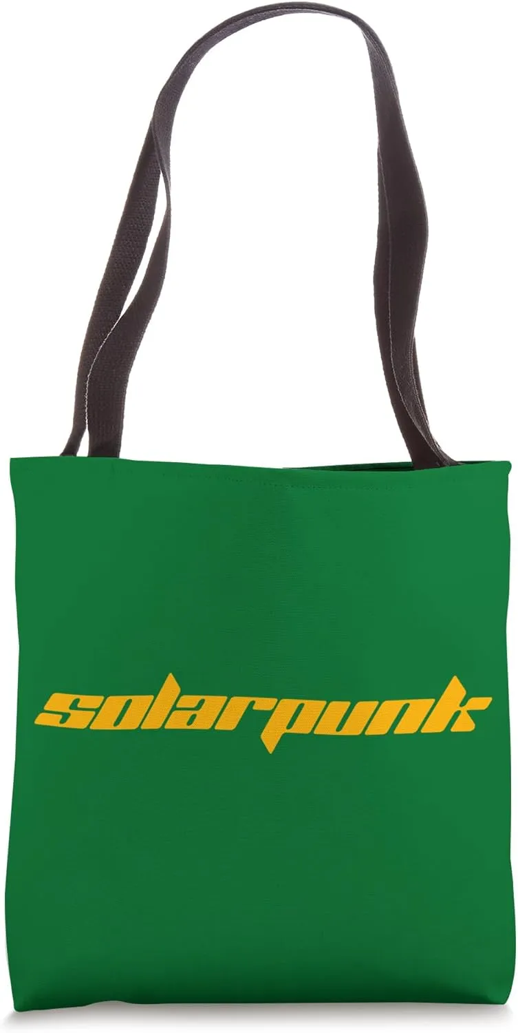 Utopian Aesthetic Positive High Tech Green Scifi Aesthetic Tote Bag