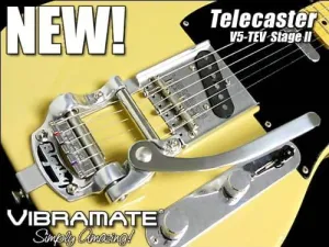 Vibramate V5-TEV Telecaster Adaptor Mounting Kit, For Bigsby B5, Aluminum