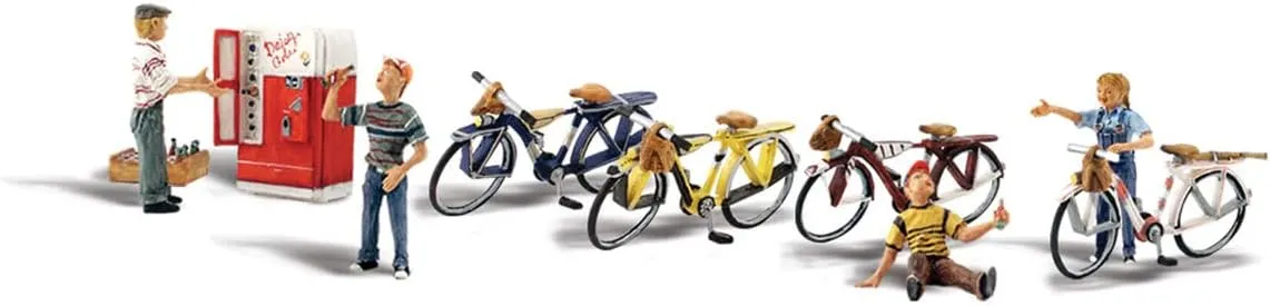 WOODLAND SCENICS A2752 Bicycle Buddies O WOOU2752