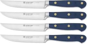 Wüsthof Classic Wild Blueberry 4-Piece Steak Knife Set